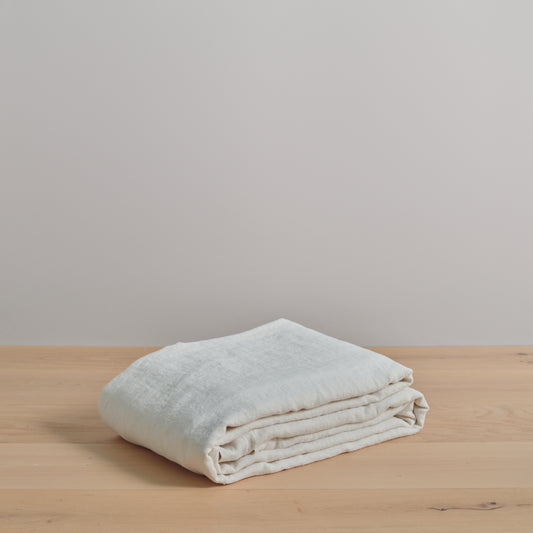 Heavyweight Linen Bed Cover - Shell