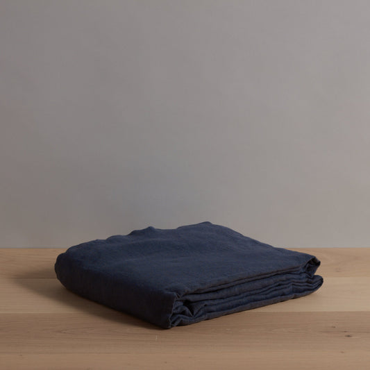 Linen Sheet - Navy